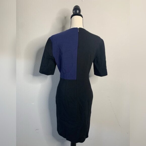 Hugo Boss Colorblock Knee Length Sheath Dress - Picture 10 of 15